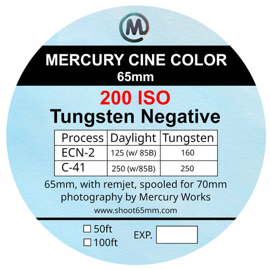 Mercury Cine Color 200 - 65mm film