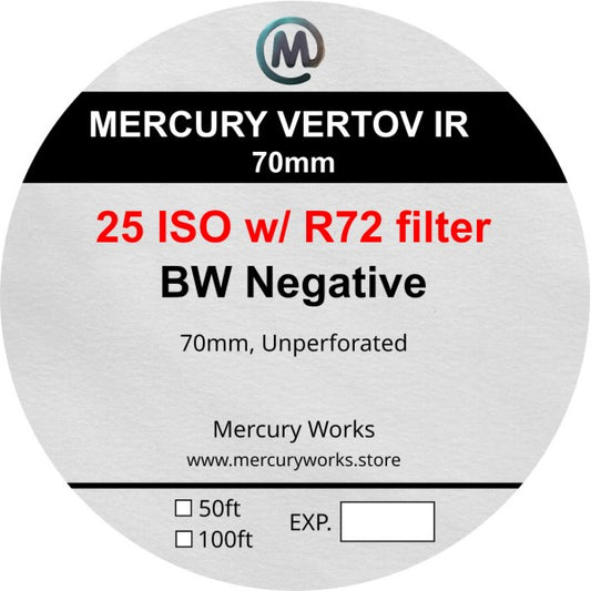 Mercury Vertov IR - 70mm BW film