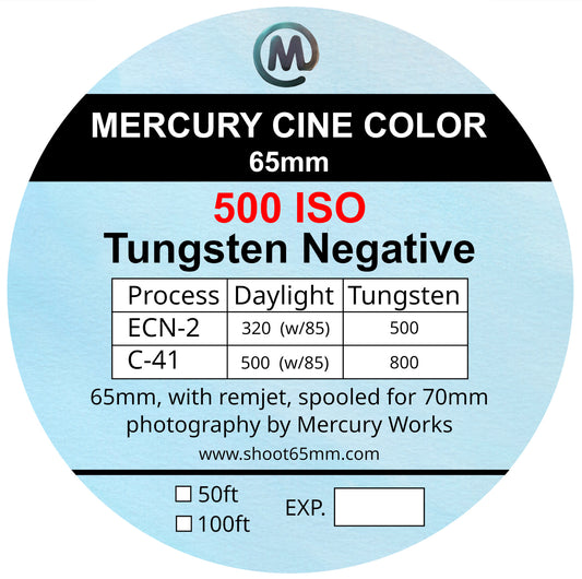 Mercury Cine Color 500 - 65mm film